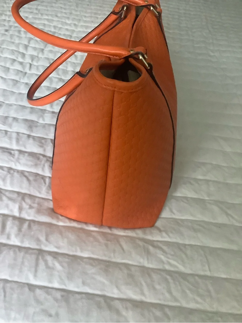 Gucci Microguccissima Joy Orange Leather Tote Bag